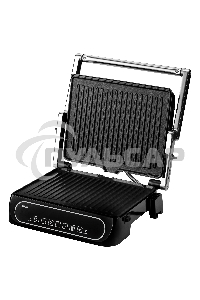 Гриль электрический BBK BEG3001 2000 Вт, черный/металлик