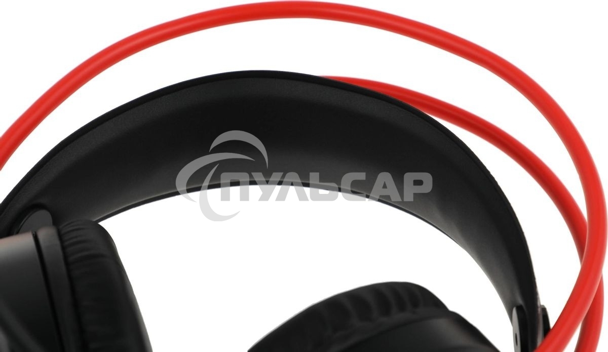 Наушники с микрофоном A4Tech Bloody G200S черный/красный 2м мониторные USB оголовье (G200S USB/ BLACK +RED)