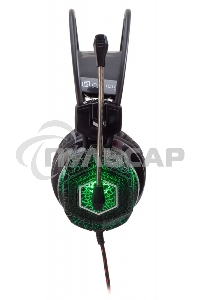 Наушники с микрофоном Oklick HS-L500G черный 2.2м мониторы оголовье