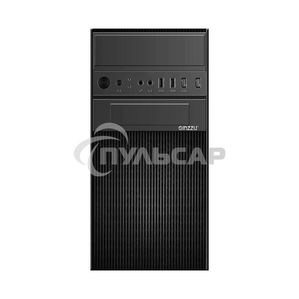 Компьютерный корпус Ginzzu D190 2*USB 2.0,AU