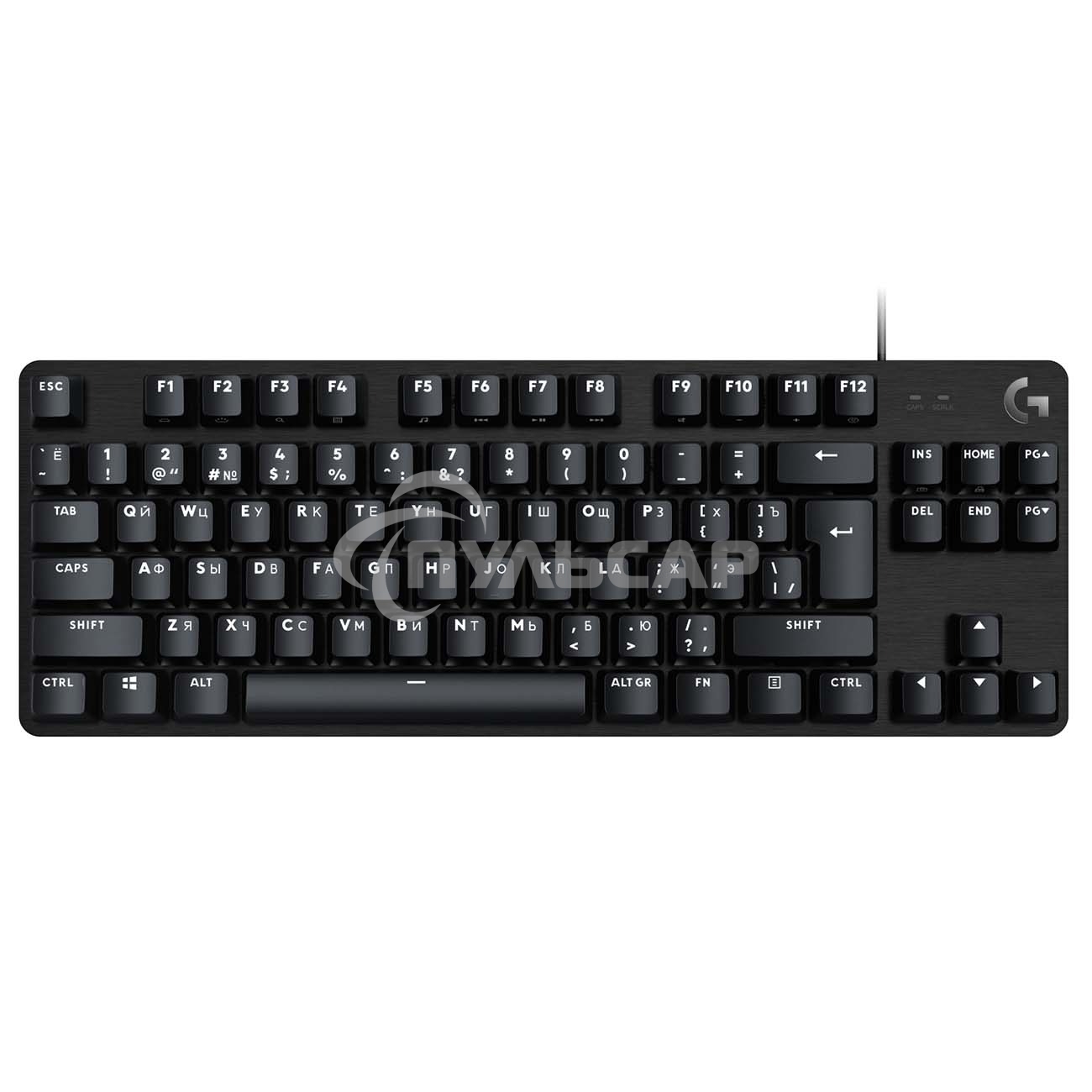 Клавиатура проводная Logitech Gaming Keyboard G413 TKL SE Mechanical - RUS - USB - TACTILE SWITCH черный
