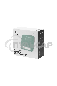 Радиобудильник Harper HCLK-2060 white olive - white led