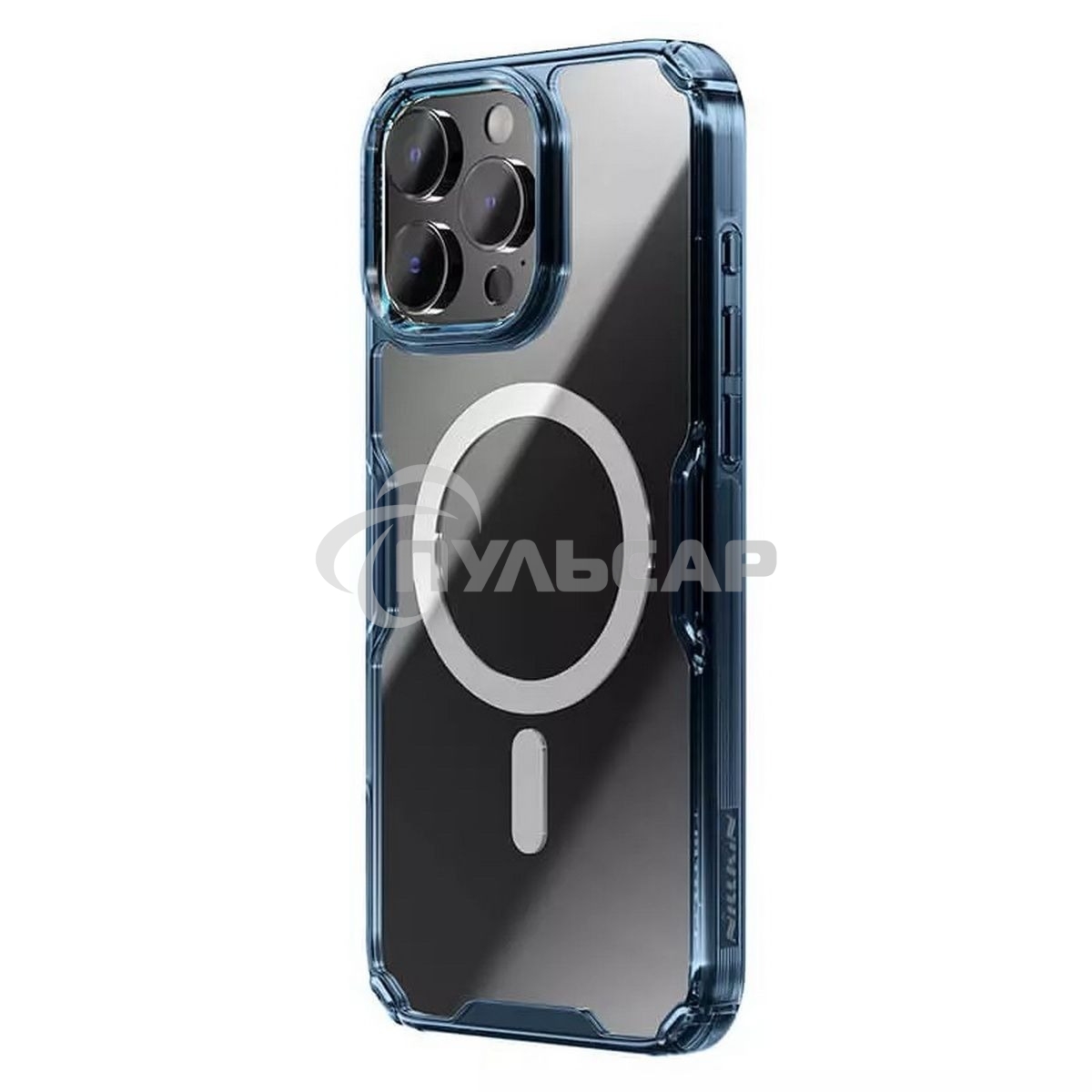 Чехол Nature TPU Pro Magnetic Case, синий, (AP IP16 Pro Max)
