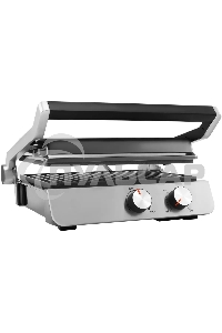 Электрогриль Hyundai HYG-4046 2200Вт черный/серебристый