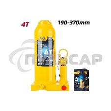 Домкрат бутылочный гидравлический Deli DQ71004 макс.грузоподъемность 4 т