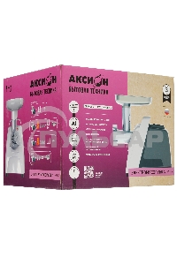 Мясорубка электрическая Аксион М62.01 синий, 2000 Вт