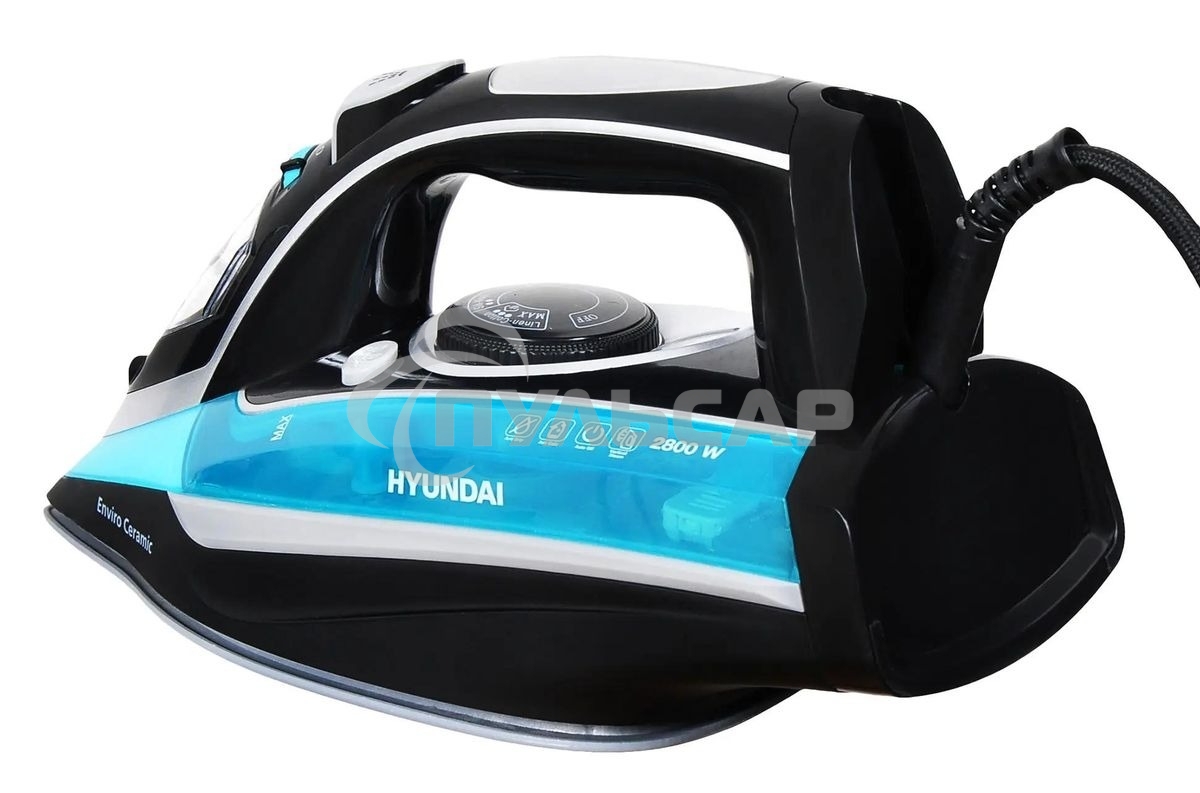 Утюг Hyundai H-SI01336 2800Вт черный/голубой