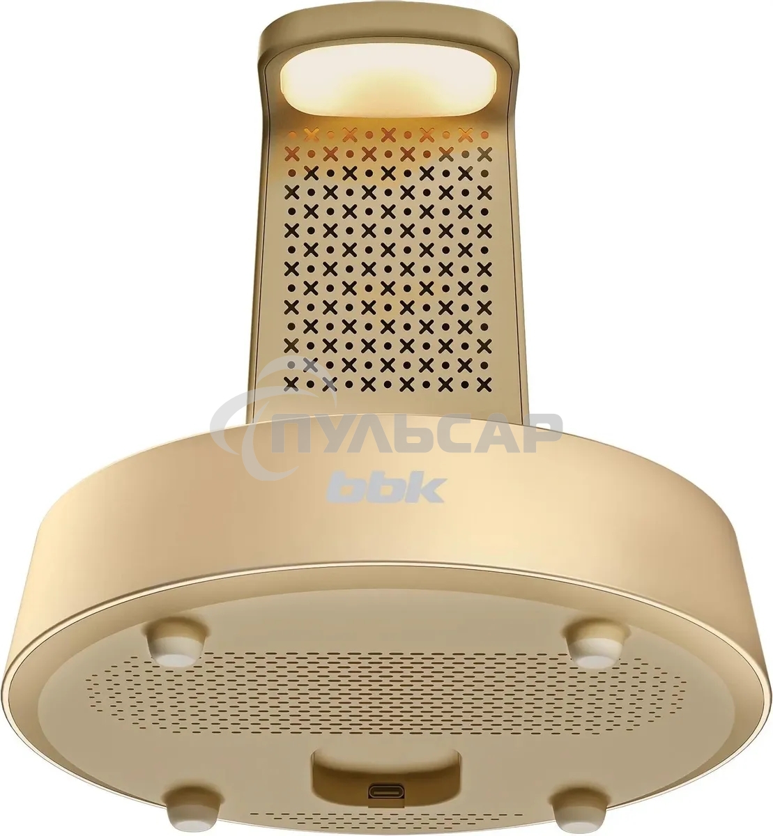 Портативная колонка BBK BTA1110 золотистый 10W 2.0 BT 10м 1800mAh