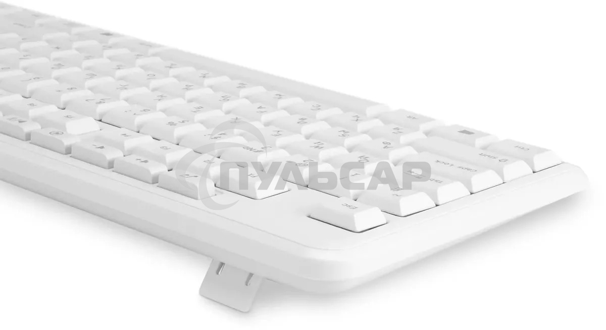 Клавиатура проводная Oklick 305M (1875227), USB, белый