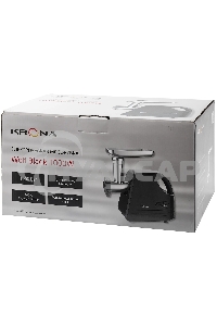 Мясорубка электрическая Krona Wolf черный 1000W