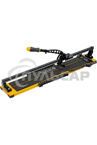 Плиткорез рельсовый 800х16мм, каретка на подш., стальная станина, усил. рукоятка-пенал Denzel