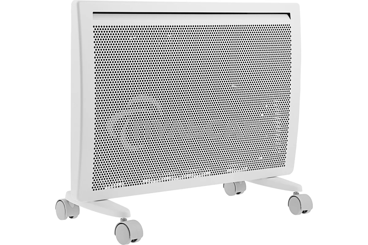 Конвектор гибридный Denzel HybridX-1500 белый, 1500 Вт, 25 м2, термостат, дисплей