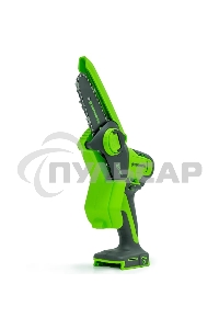 Цепная мини пила GreenWorks G24MCS10K2 аккумуляторная, 24v, 10 см, c АКБ 2АЧ и ЗУ (2008207UA)