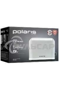 Тостер Polaris PET 0923, 930Вт, нержавеющая сталь