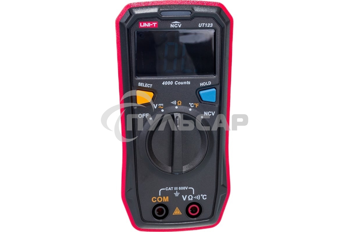 Мультиметр UNI-T Мультиметр UT123, 600В, 20МОм, карманный (0511237)