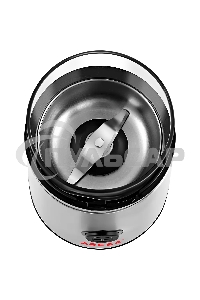 Кофемолка ARESA AR-3605 220-240В 50Гц 300Вт Вместимость контейнера для зерен 65 г. Корпус из металла, прозрачная крышка Импульсный режим работы Нож из нержавеющий стали Защита от случайного включения Возможность помола специй, орехов и сухофруктов