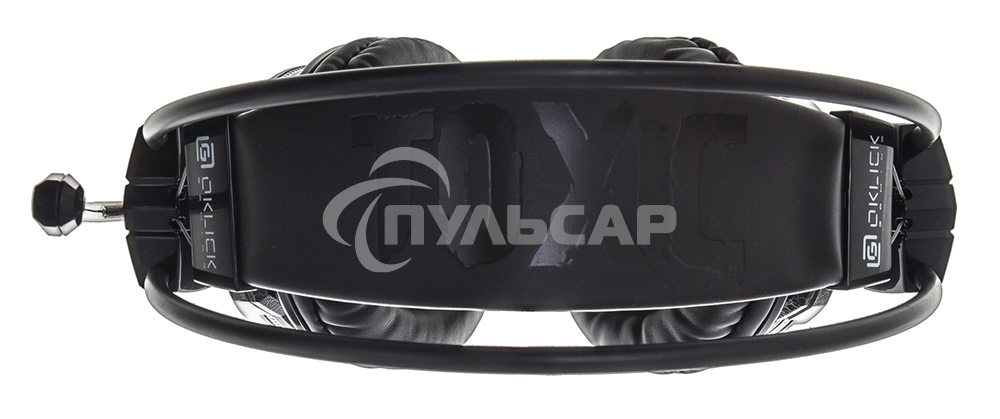 Наушники с микрофоном Oklick HS-L500G черный 2.2м мониторы оголовье
