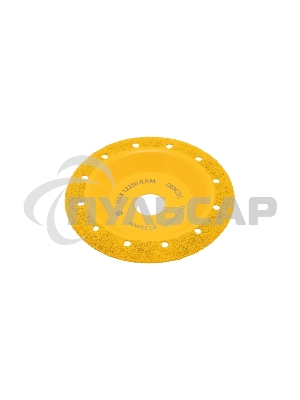 Чашка твердосплавная зачистная Denzel 125 мм, yаклонная, мелкое зерно #32