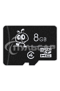 Карта памяти Micro SDHC 8Gb Smartbuy Сlass 4 (без адаптеров)