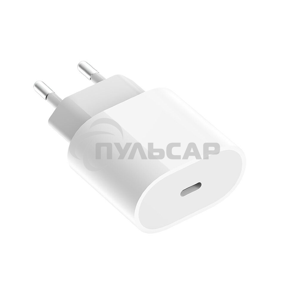 Сетевое зарядное устройство OLMIO Type-C 20W PD 3A PPS, + кабель Type-C 1.2м, белое