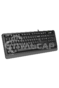 Клавиатура проводная A4Tech Fstyler FKS10, USB, черный/серый