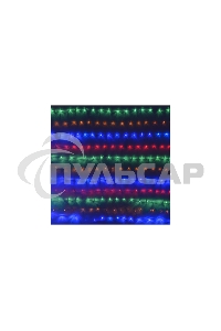 Гирлянда светод. Funray Cетка ML-320M, 3*2м, 320 LED, мульти (4цв.), IP20, прозрачный шнур 2м,конт