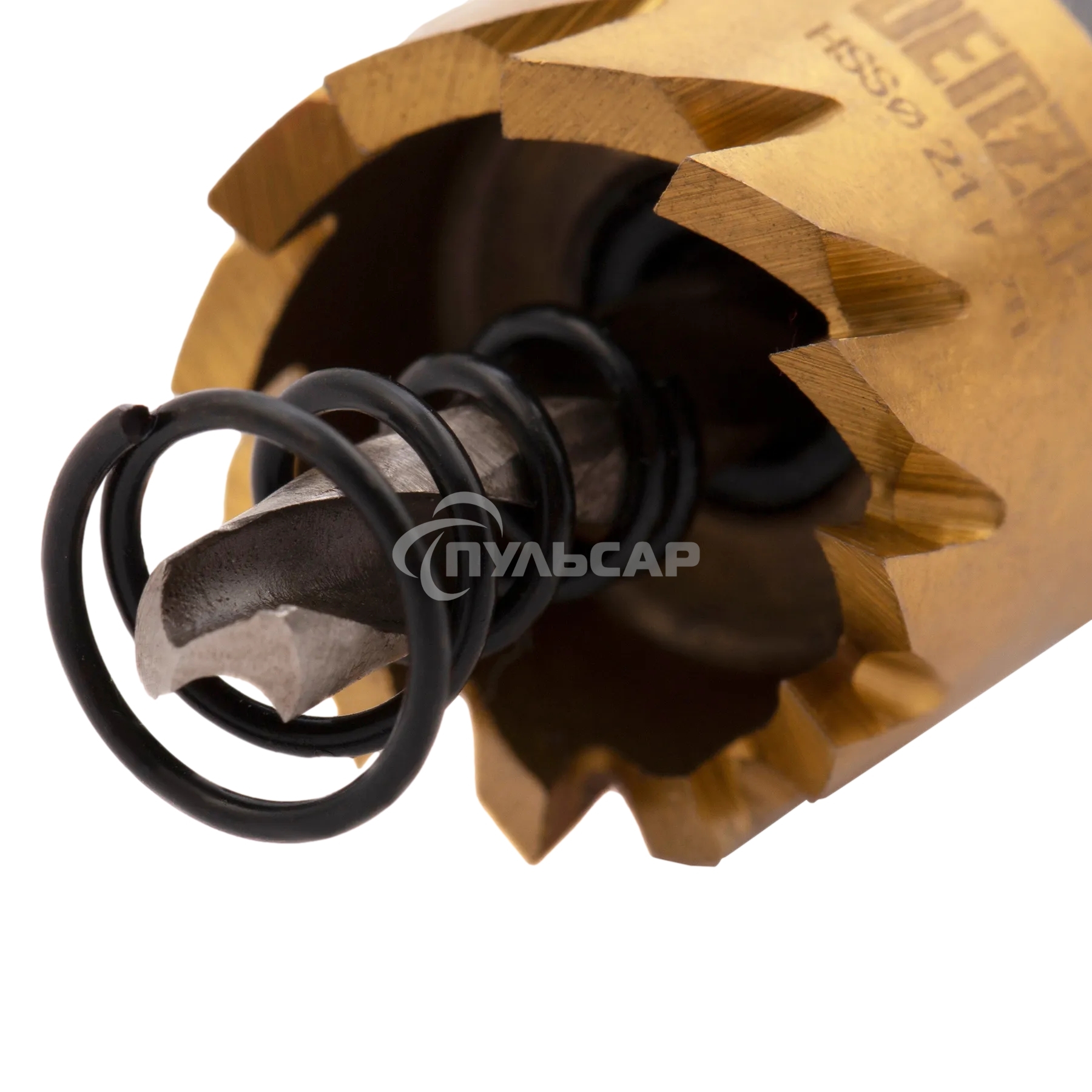 Коронка по металлу Denzel HSS, 21 мм, нитридтитановое покрытие