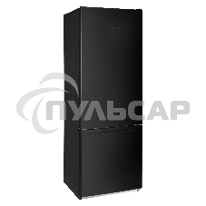 Холодильник Nordfrost NRB 122 B черный двухкамерный 205/70 л морозилка снизу, капельная система