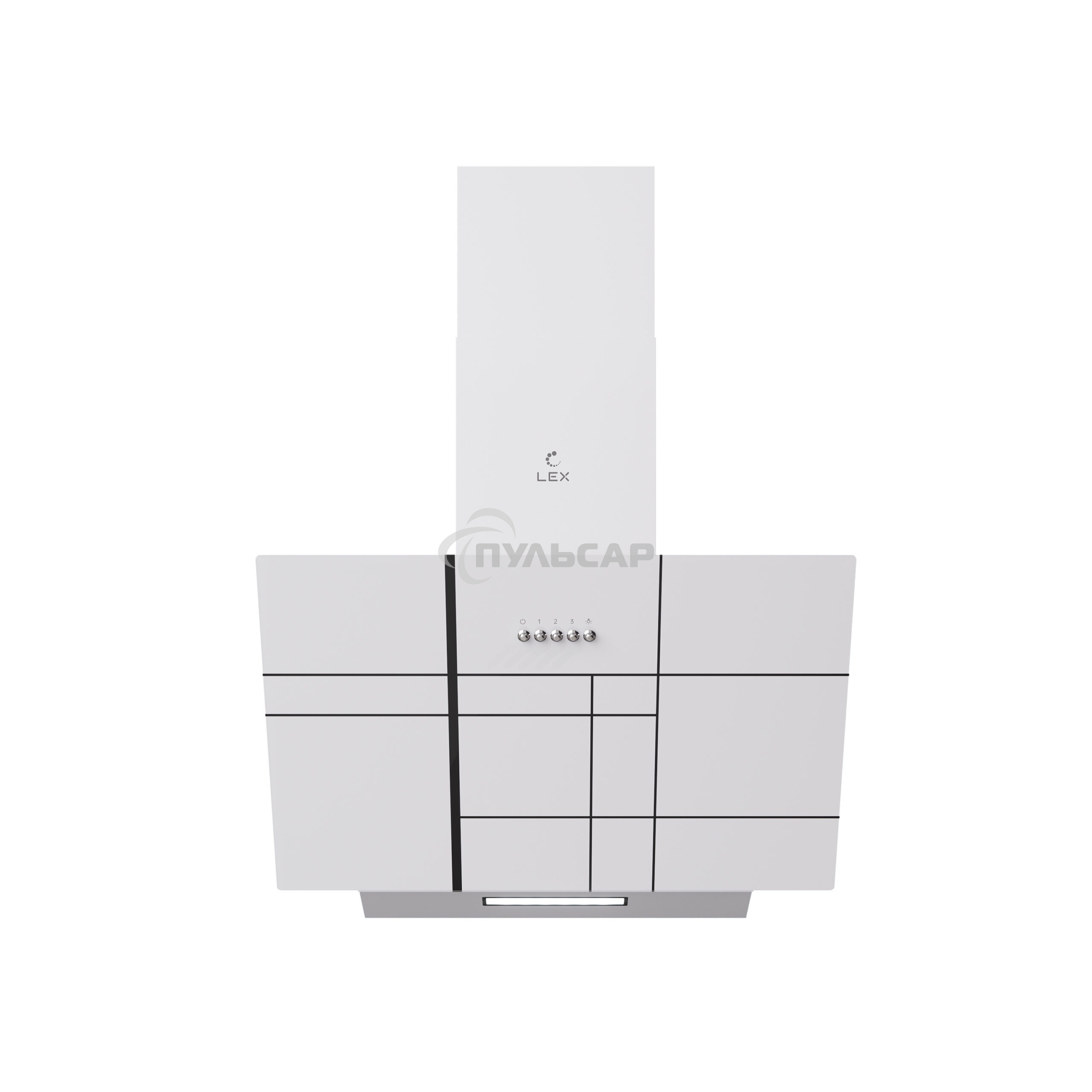 Вытяжка каминная LEX Moza 600 R1 белый, 60 см, 650 куб. м/ч, 46 дБ