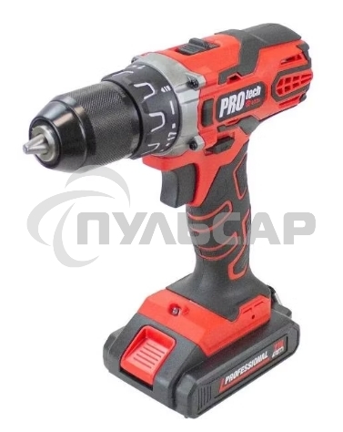 Дрель-шуруповерт Edon PROtech PRO-21L2K-N2, Аккумуляторная, 21В, 1 АКБ, Кейс