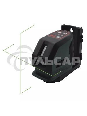 Профессиональный уровень лазерный линейный с автоматическим выравниванием KLPRO KLLZR118GL (горизонт, вертикаль, зеленый луч)