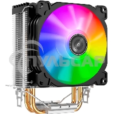 Кулер JONSBO CR-1200 LGA1366/115X/775/AM4/AM3/3+/AM2/+/FM2/+/FM1(45шт/кор, TDP 95W, 92мм Dynamic Multi-Color LED Fan, 2 тепловые трубки, 3-pin) Retail
