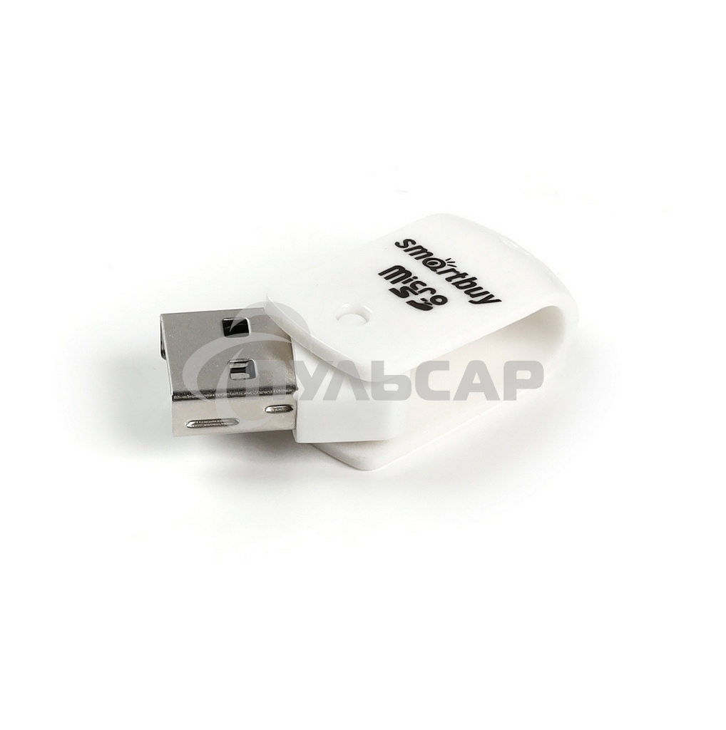 Картридер MicroSD Smartbuy, белый (SBR-706-W).  