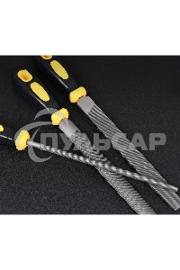 Набор напильников Deli DL352083 3шт инструментальная сталь T12, обрезиненная пластиковая рукоятка