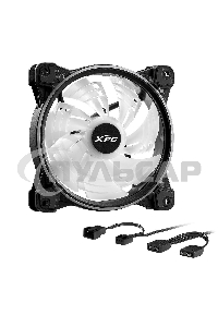 Вентилятор для корпуса ADATA XPG HURRICANE 120 PWM ARGb черный, 120 мм, пластик, 2000 об/мин, 18.17 дБ, 4 pin