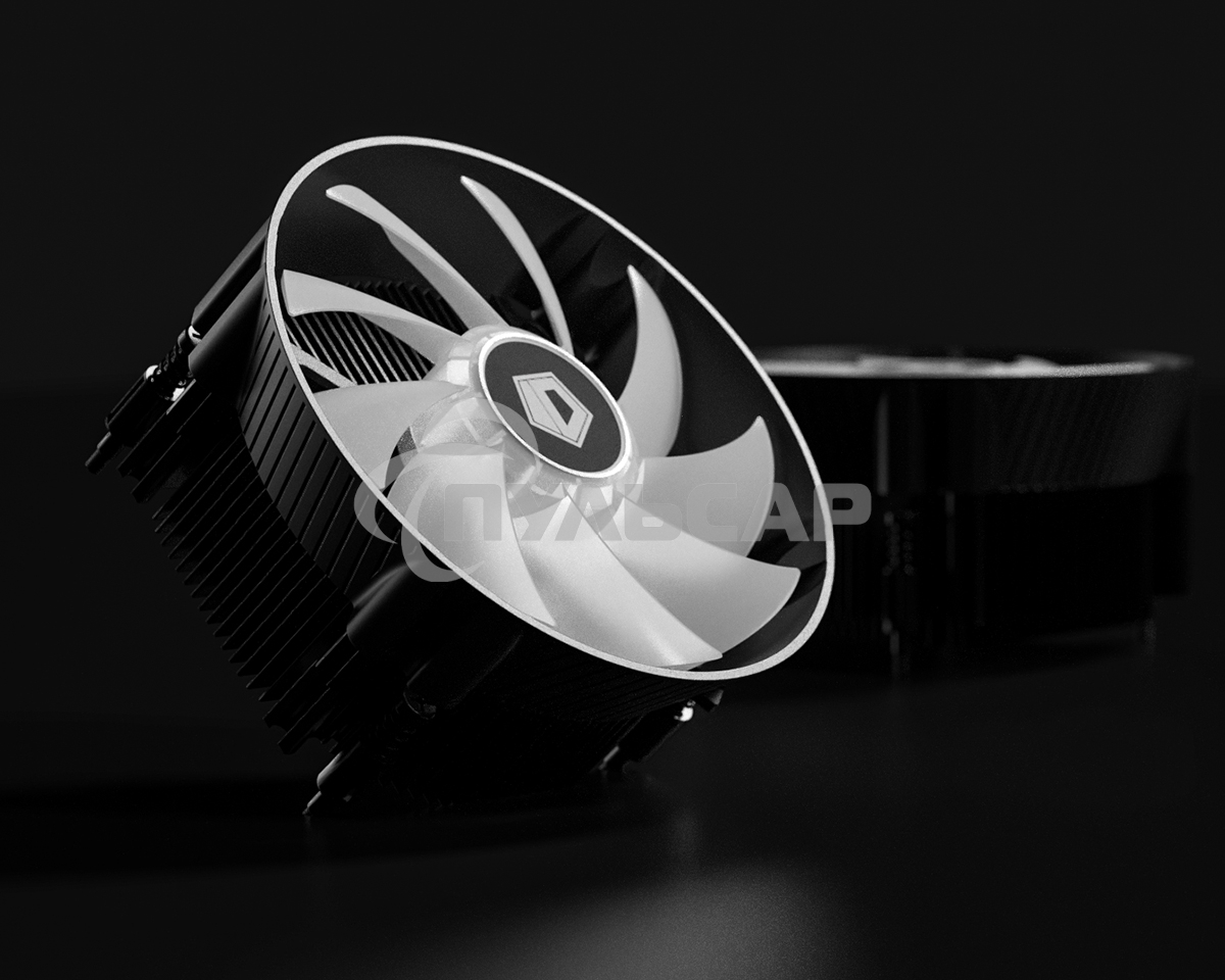 Кулер ID-Cooling DK-07i ( Intel ) черный 120мм алюминий 1800rpm 26db 4-pin 125W 60мм
