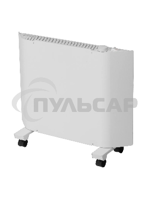 Конвектор Denzel XCE-1000 белый, 1000 Вт, 15 м2, термостат