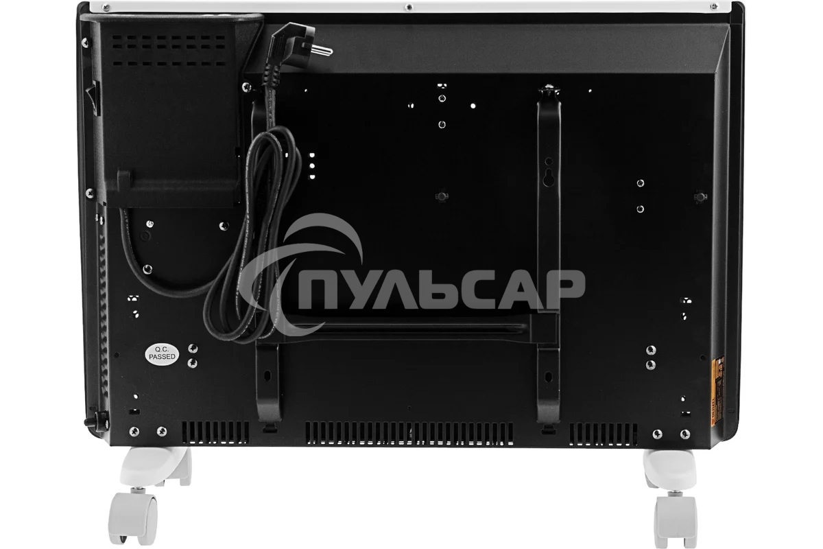 Конвектор гибридный Denzel HybridX-1500 белый, 1500 Вт, 25 м2, термостат, дисплей