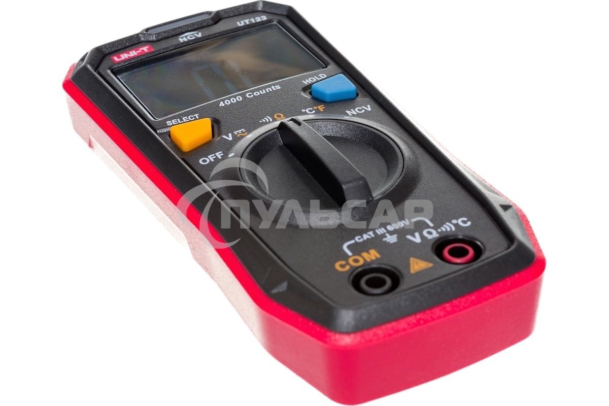 Мультиметр UNI-T Мультиметр UT123, 600В, 20МОм, карманный (0511237)