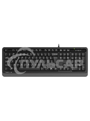Клавиатура проводная A4Tech Fstyler FKS10, USB, черный/серый