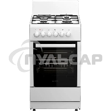 Плита комбинированная Darina 1E КМ241 321 W белый, конфорок 3 газовых и 1 электрическая, духовка 50 л, 50 см x 85 см x 60 см