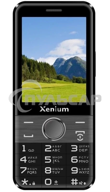 Мобильный телефон Xenium X800 черный моноблок 2Sim 2.8