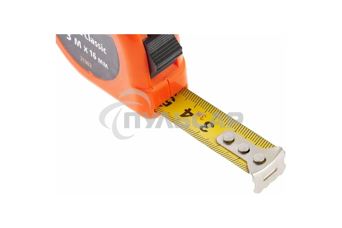 Рулетка Classic, 3 м х 16 мм, пластиковый корпус Sparta