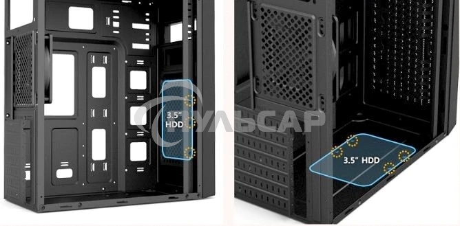 Компьютерный корпус Zalman ZM-T6 черный без БП ATX 1xUSB 2.0 1xUSB 3.0 audio bott PSU