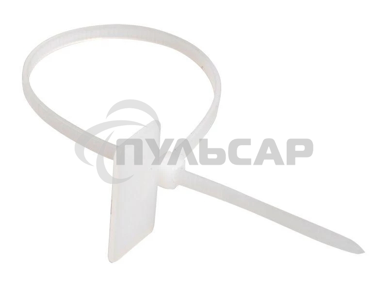 Хомут кабельный ИЭК UHH61-3-110-100 ХП1 2.5х110 нейл. бел. с таб. 20х13 (уп.100 шт)