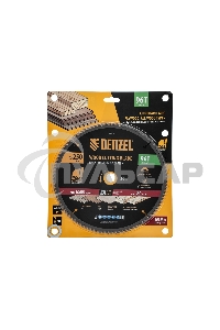 Пильный диск по дереву Denzel ф250 х 30 мм, 96 зубьев 733597