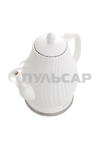 Чайник электрический Centek CT-0064 2.0л, 2150W, супербелая керамика, рельефный корпус