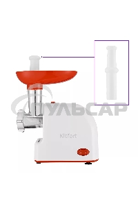 Мясорубка электрическая Kitfort КТ-2113-3 1000Вт белый/красный