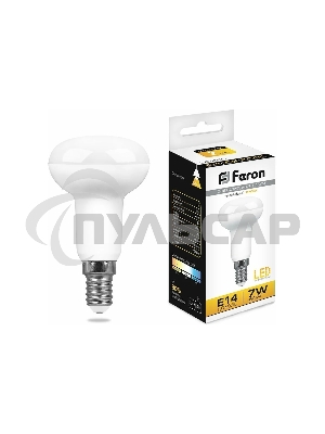 Лампа светодиодная Feron LB-450 рефлектор 7W 230V E14 2700K R50