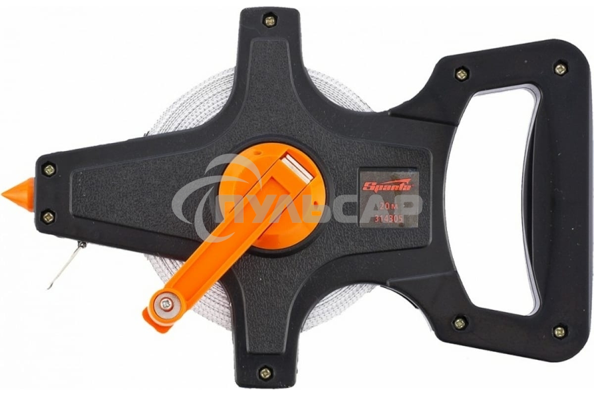 Рулетка геодезическая, 20 м х 12,5 мм, лента ПВХ, открытый корпус Sparta